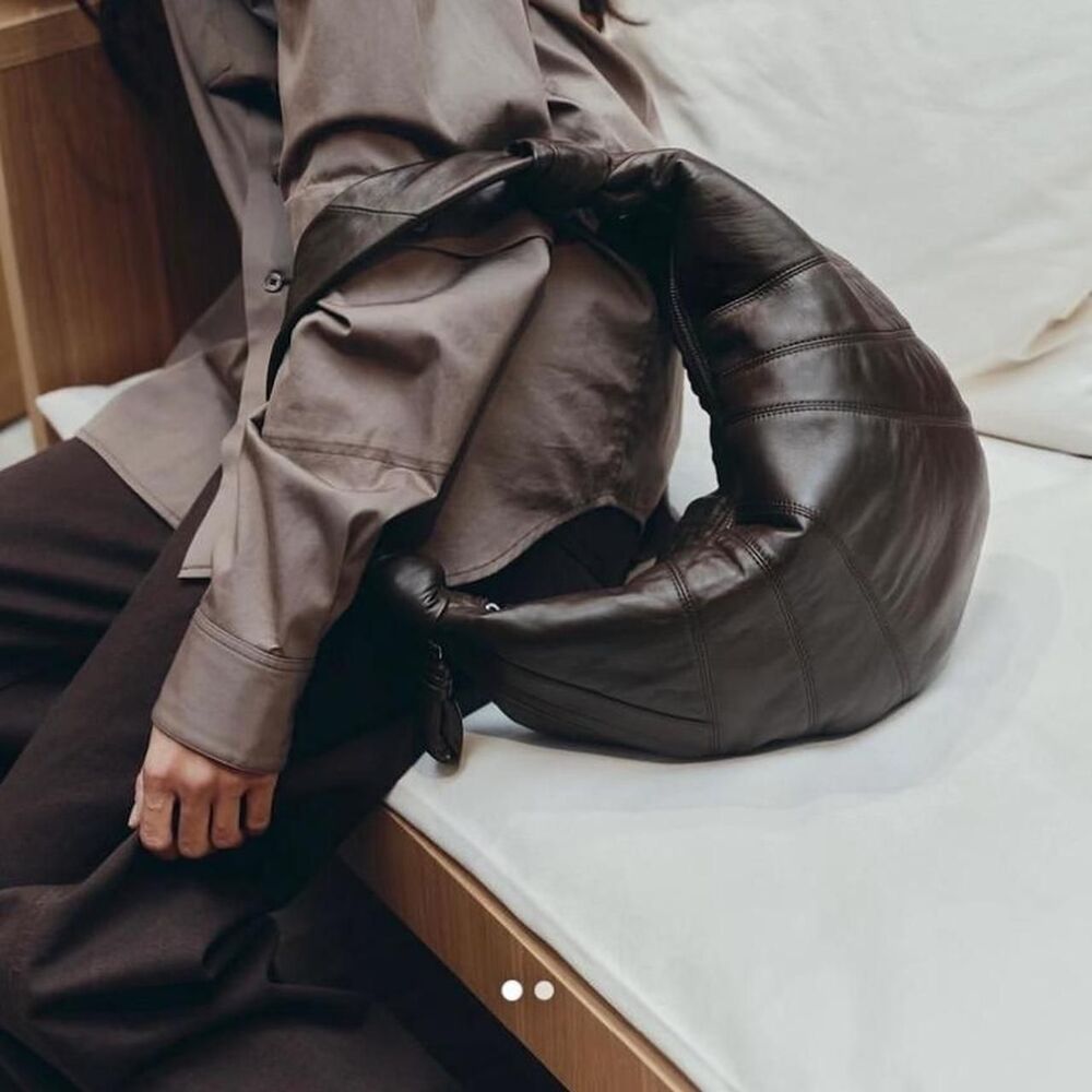 Lemaire Women's Brown and Black Bag